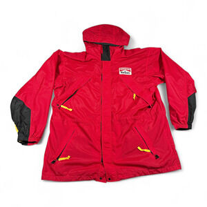Vintage Marlboro Jacket Adult EXTRA LARGE Red Adventure Team Utility Outdoor 90s
